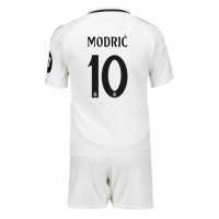 Real Madrid Luka Modric #10 Fotballklær Hjemmedraktsett Barn 2024-25 Kortermet (+ korte bukser)